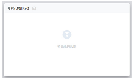月度发稿排行榜统计展示